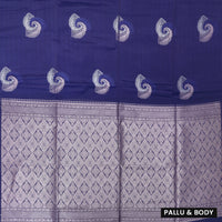 Deep Blue Soft Silk Saree