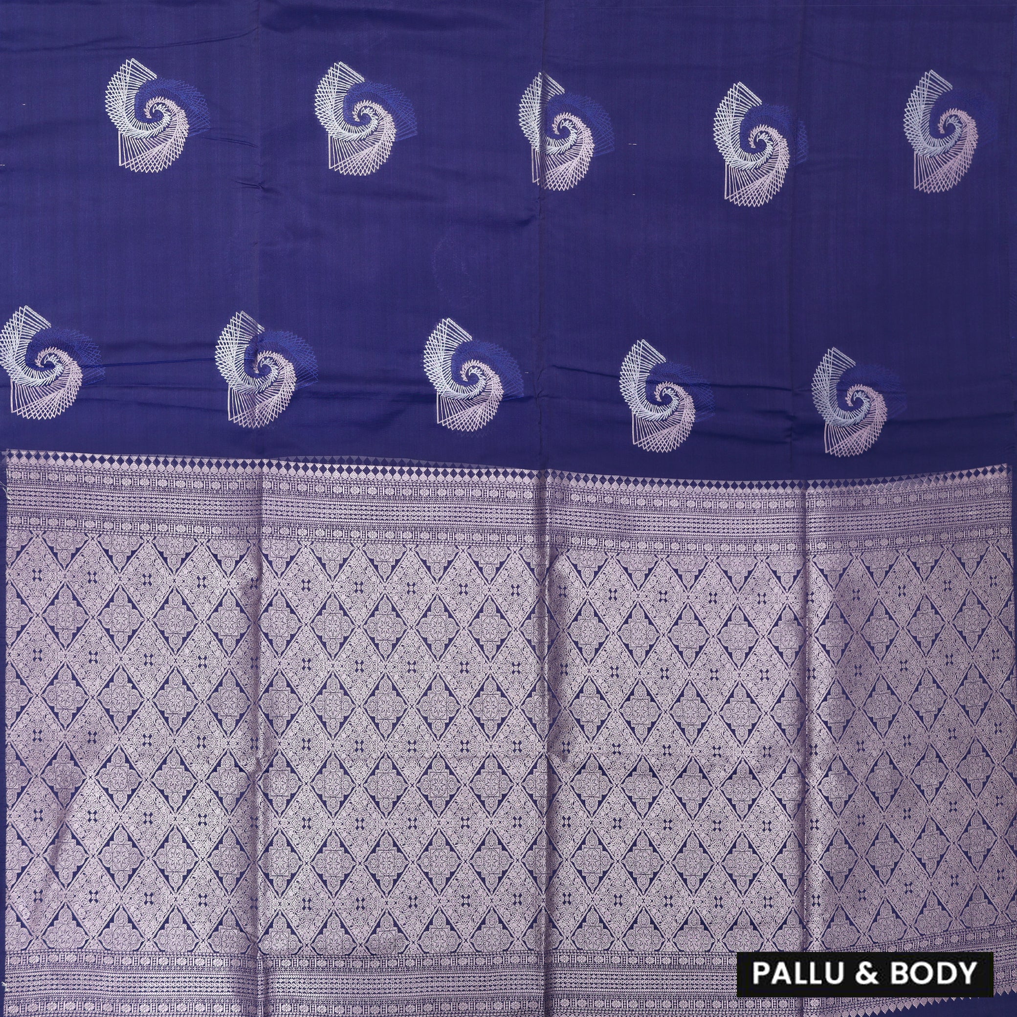 Deep Blue Soft Silk Saree
