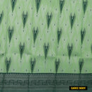 Light Green with Dark Green Kubera Silk Saree