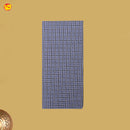 Men’s Grey Checked Cotton Stitched Lungi