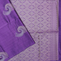 Purple  Soft Silk Saree