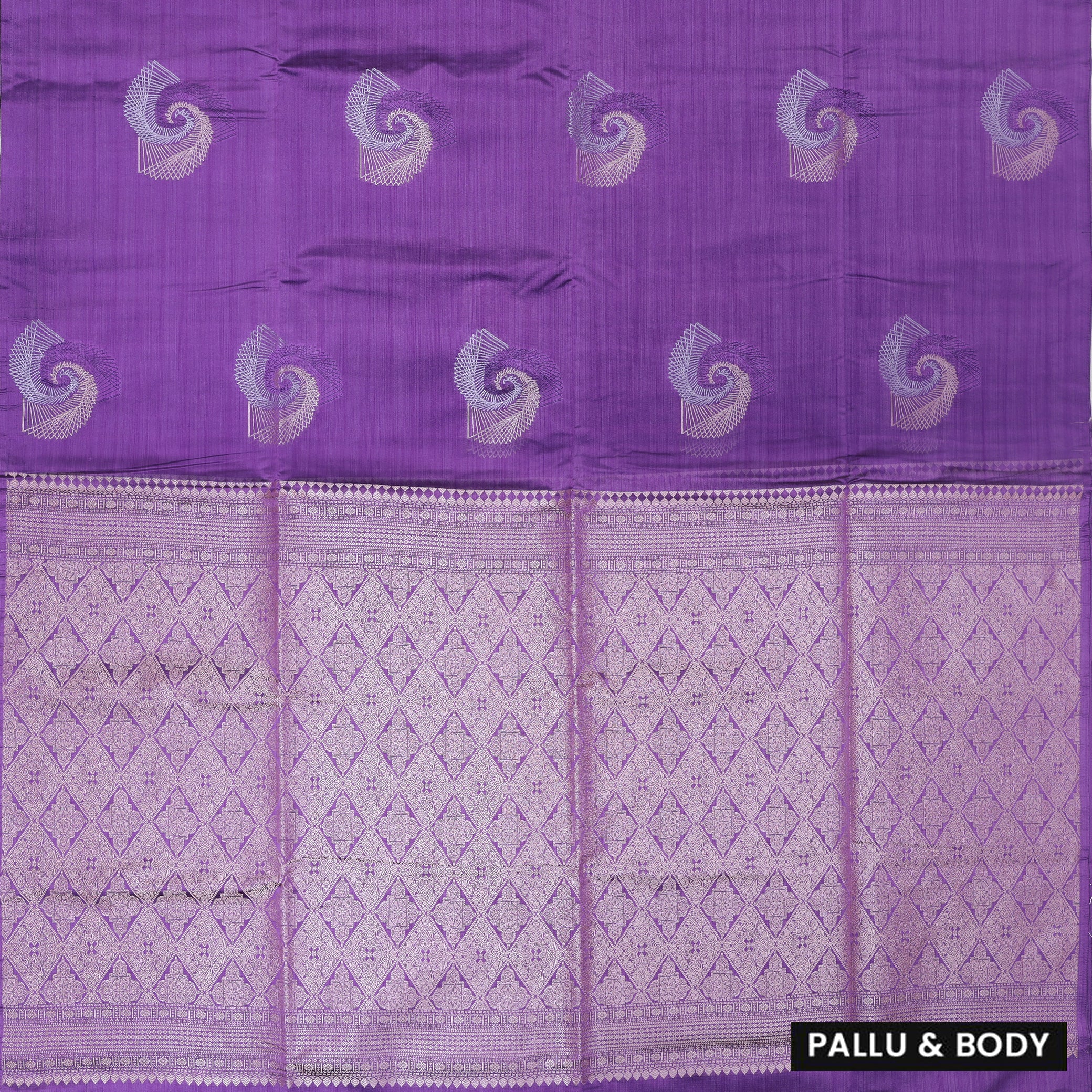Purple  Soft Silk Saree