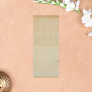 Light Yellow with Cream Kubera Silk Saree