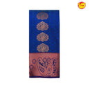 Ink Blue with Pink Soft Silk Saree - Thenianantham