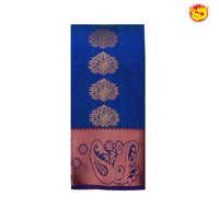 Ink Blue with Pink Soft Silk Saree - Thenianantham