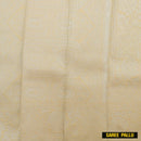 Light Yellow with Cream Kubera Silk Saree
