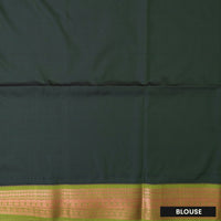 Purple with Green Soft Silk Saree