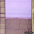 Light purple With violet Vaira Oosi Silk Saree