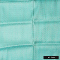 Light Green Semi Burberry Silk Saree