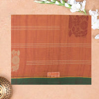 Orange Color Negamam Cotton Saree
