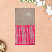 Sandal with Pink Soft Silk Saree