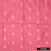 Sandal with Pink Soft Silk Saree
