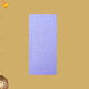 Men’s white with Blue Checked Cotton Stitched Lungi