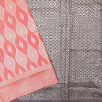 Rose Pink Colour Fancy Weaving Saree