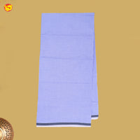 Men’s white with Blue Checked Cotton Stitched Lungi
