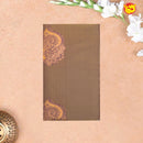 Light Brown Traditional Buttas Soft Silk Saree