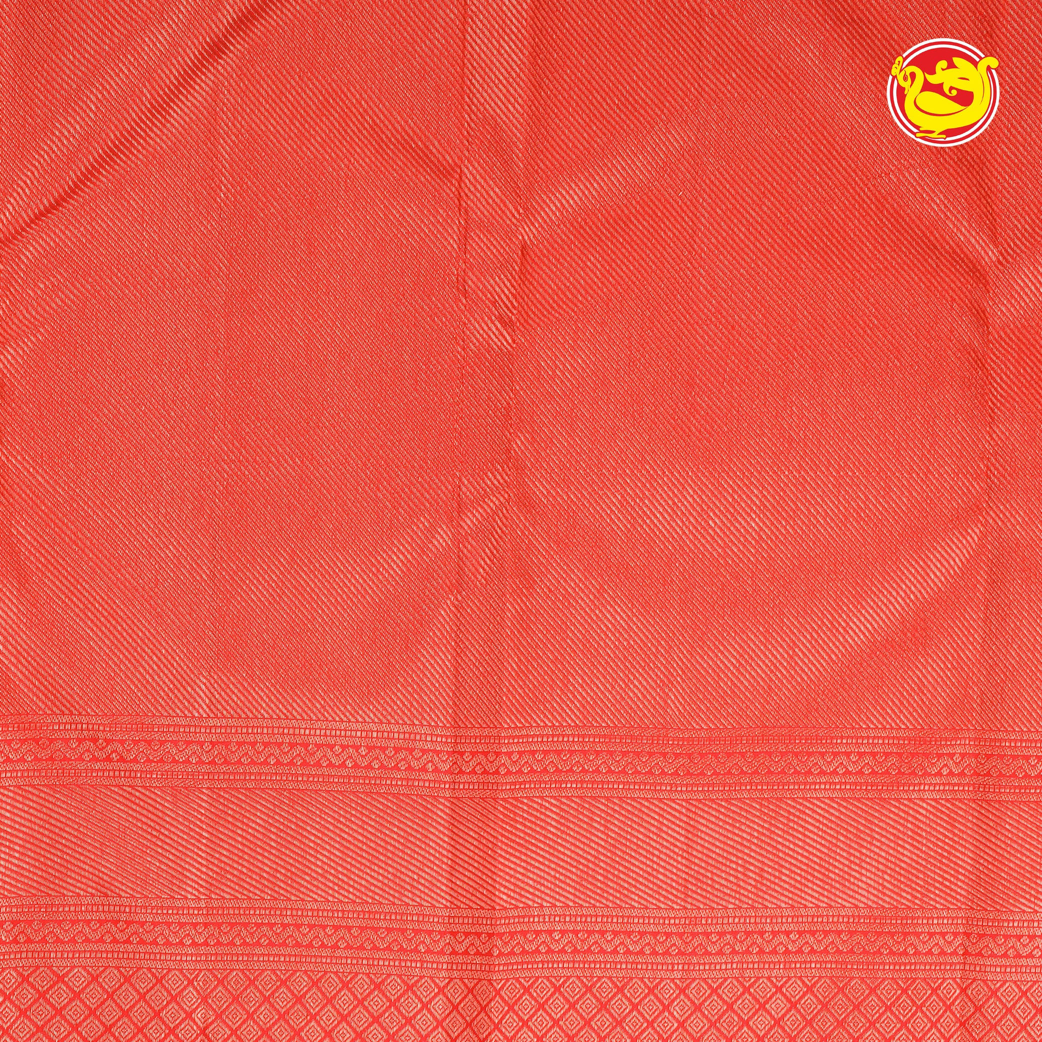 Deep red bridal silk saree