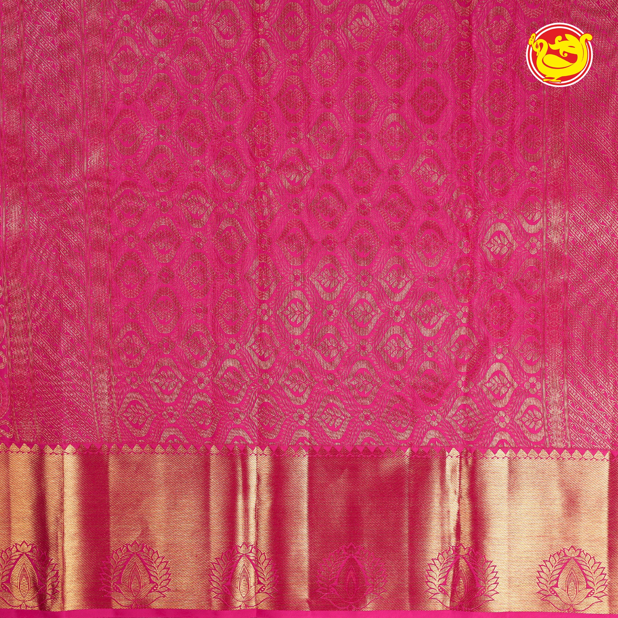Pastel green with pink pure Kanchivaram silk saree